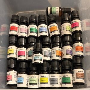 Revive Essential Oils Collection 23 bottles many new and sealed